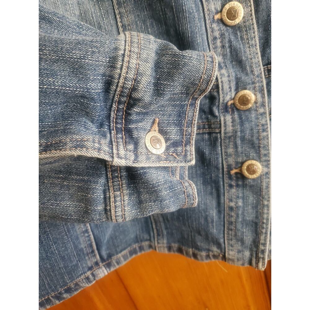 Duckhead Duck Head Jeans Women's Size 1X Classic Denim Jean Jacket Simple Chic - Picture 4 of 6